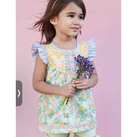 Matilda Jane Toddler Girls Dream‎ Chasers  Love Note Tunic Strawberry Size 2 NWT - Picture 1 of 4